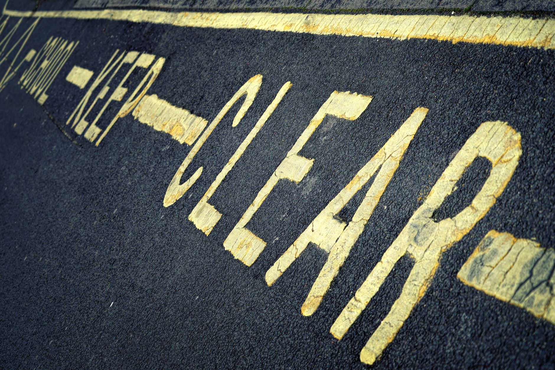 Clear road markings - compliance means staying on course